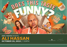 image of Ali Hassan's Does This Taste Funny event poster
