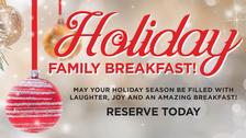 The Boathouse holiday breakfast, reserve now