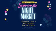 photo of New West Craft Summer Night Market event poster